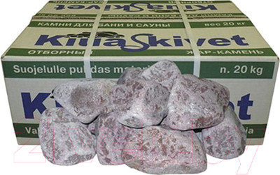 Камни для бани No Brand Малиновый кварцит обвалованный мелкий (20кг)