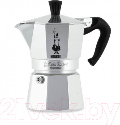 Гейзерная кофеварка Bialetti Moka Express 21008 / 1162 (3 порции)