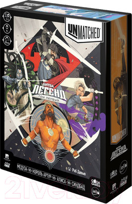 Настольная игра GaGa Unmatched. Битва Легенд / GG215