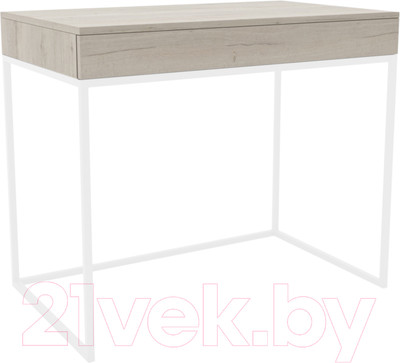 Консольный столик Hype Mebel Авелин 70x40 (белый/древесина белая)