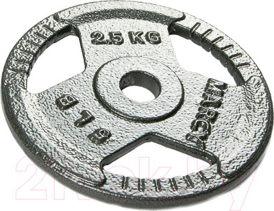 Диск для штанги Atlas Sport Hammertone d30мм (2.5кг)