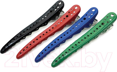 Набор зажимов для волос Kapous Металлические / 2438 (4шт)