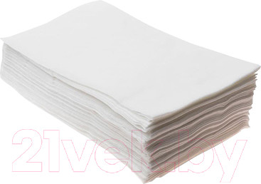 Полотенца одноразовые для парикмахерской Чистовье Cotto Спанлейс Комфорт 02-974 35x70 (50шт, белый)