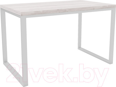 Письменный стол Hype Mebel Чикаго 120x60 (белый/древесина белая)