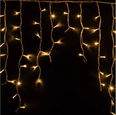 Светодиодная бахрома Neon-Night Айсикл 255-286 (5.6x0.9м, теплый белый)