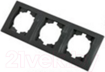 Рамка для выключателей и розеток TDM Лама SQ1815-0631 (графит)
