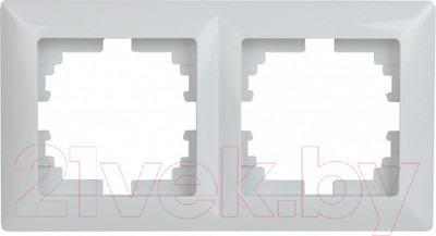 Рамка для выключателей и розеток INTRO Solo 4-502-01 / Б0043410 (белый)