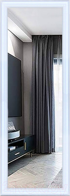 Зеркало Декарт Настенное в багете 8Л2438 (белый)