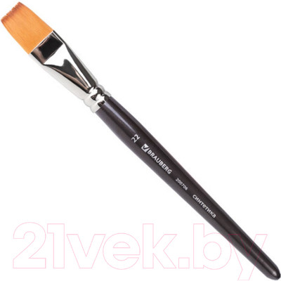 Кисть для рисования Brauberg Синтетика мягкая 22 / 200706 (плоская)