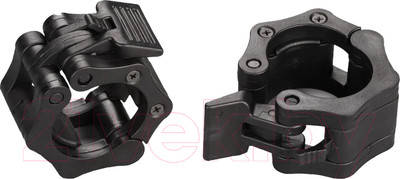 Набор замков для штанги Indigo Sport IN044 (черный)