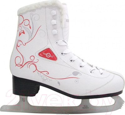 Коньки фигурные Senhai Viora / PW-215CD (р-р 35, белый)