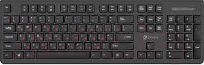 Клавиатура Оклик 505M USB Slim (черный)