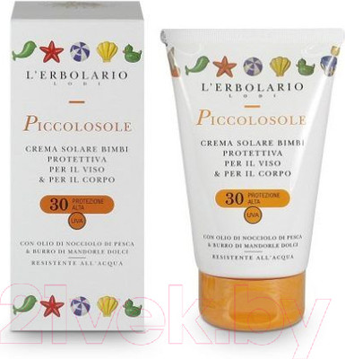 Крем солнцезащитный L'Erbolario Солнышко для лица и тела SPF30 (125мл)