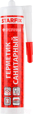 Герметик силиконовый Starfix SM-57867 (300мл, прозрачный)