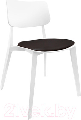 Стул Sheffilton SHT-S110-CN1 (белый/черный)