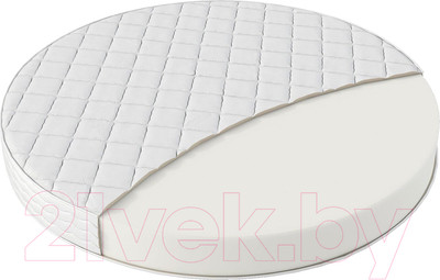 Матрас в кроватку Капризун UOMO СН 75x75 / 286279 (круглый)