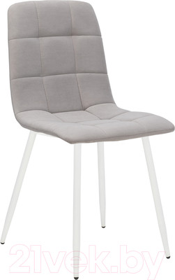 Стул Импэкс Leset Скай (металл белый/велюр дымчатый)