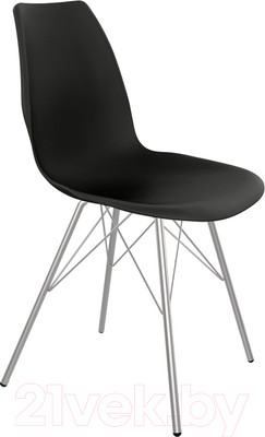 Стул Sheffilton SHT-ST29/S37 (черный/хром лак)