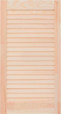 Дверца жалюзийная No Brand 20x594x605мм (сорт А, хвоя)