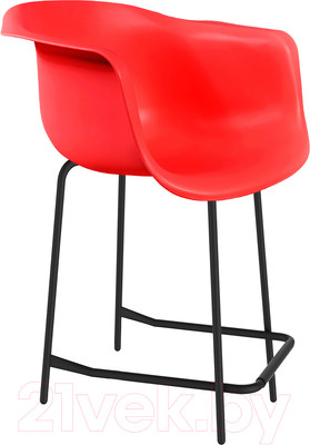Стул барный Sheffilton SHT-ST31/S29-1 (красный/черный муар)