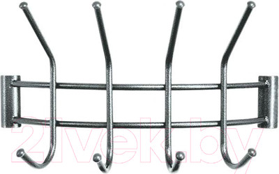 Вешалка для одежды Sheffilton Угловая / 858664 (серебро перлато/серый)