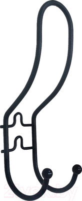 Вешалка для одежды Sheffilton Крючок-2 / 934845 (черный)