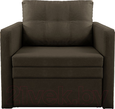 Кресло-кровать Brioli КК Пино П (J5/коричневый)