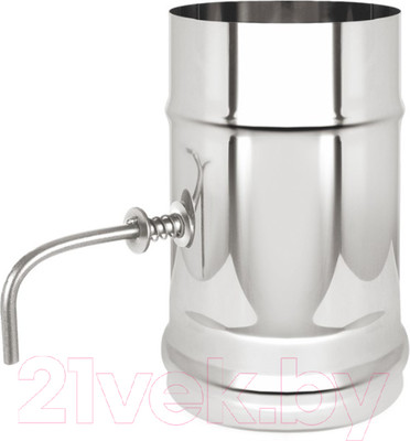 Шибер для труб Везувий Поворотный 0.8мм д.150