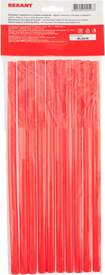 Клеевые стержни Rexant 09-1274 (10шт, красный)