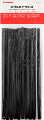 Клеевые стержни Rexant 09-1271 (10шт, черный)