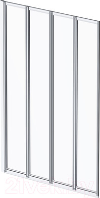 Стеклянная шторка для ванны AM.PM Like W80BS-100-140CT