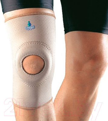 Ортез коленный Oppo 1021 (XXL, бежевый)