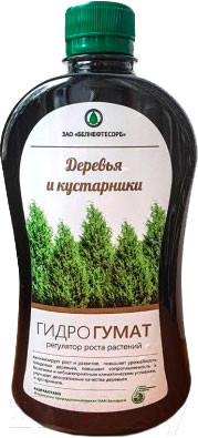 Стимулятор роста для растений Белнефтесорб Гидрогумат Деревья и кустарники (0.5л)