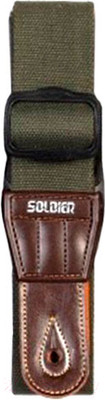 Ремень для гитары Soldier STP13143 (зеленый)