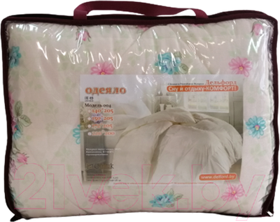 Одеяло Delford Бязь Стандарт ПВХ 220x200 / 4КБН1-уп11