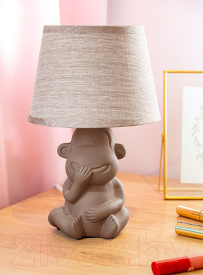 Прикроватная лампа Лючия Манки Хил 236 (коричневый)