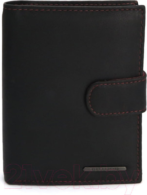 Портмоне Bellugio AM-24R-073 (черный/красный)