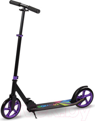 Самокат городской Indigo Sport Vamos / IN054 (черный/фиолетовый)