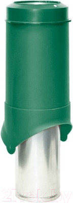 Выход вентиляционный на крышу Krovent Pipe-VT IS 150/изол./500 RAL 6005 (зеленый)
