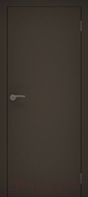 Дверной блок Та самая дверь Л3 СУ с порогом 80x210 правая (графит)