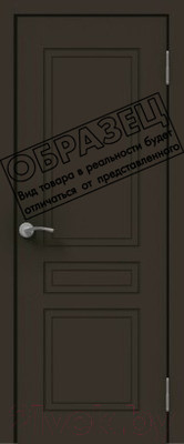 Дверной блок Та самая дверь Л4 ЗАЛ 130x210 правая (графит)