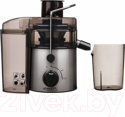 Соковыжималка электрическая Scarlett SC-JE50S18  (нержавеющая сталь)