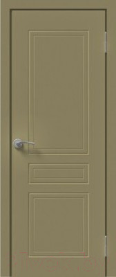 Дверной блок Та самая дверь Л4 СУ с порогом 80x210 правая (капучино)