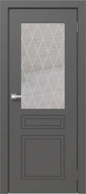 Дверной блок Та самая дверь Л5 100x210 правая (графит)