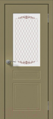 Дверной блок Та самая дверь Л5 90x210 правая (капучино)