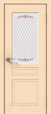 Дверной блок Та самая дверь Л5 100x210 правая (ваниль)