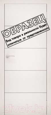 Дверной блок Та самая дверь Л11 ЗАЛ 130x210 правая (белый)