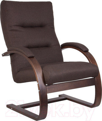 Кресло-качалка Импэкс Leset Монэ (орех текстура/малмо 28/коричневый)
