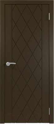 Дверной блок Та самая дверь Л12 90x210 правая (графит)