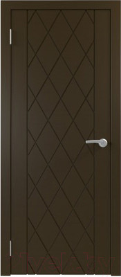 Дверной блок Та самая дверь Л12 100x210 левая (графит)